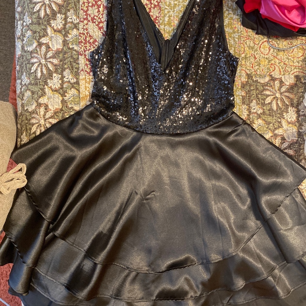 Sexy black dress